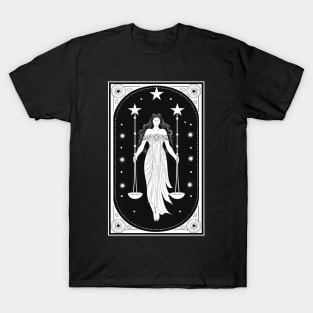 Themis Tarot Card Astrology Occult Mystical T-Shirt